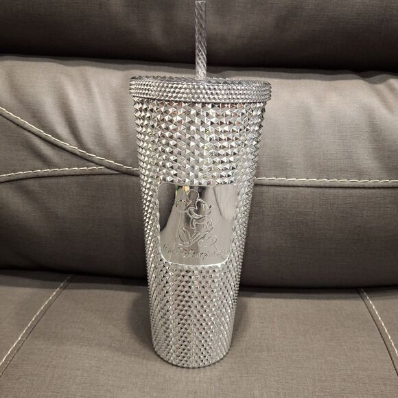 Walt Disney World Parks Mickey Mouse Disney 100 Starbucks 24 oz Tumbler W/ Straw - Picture 3 of 10